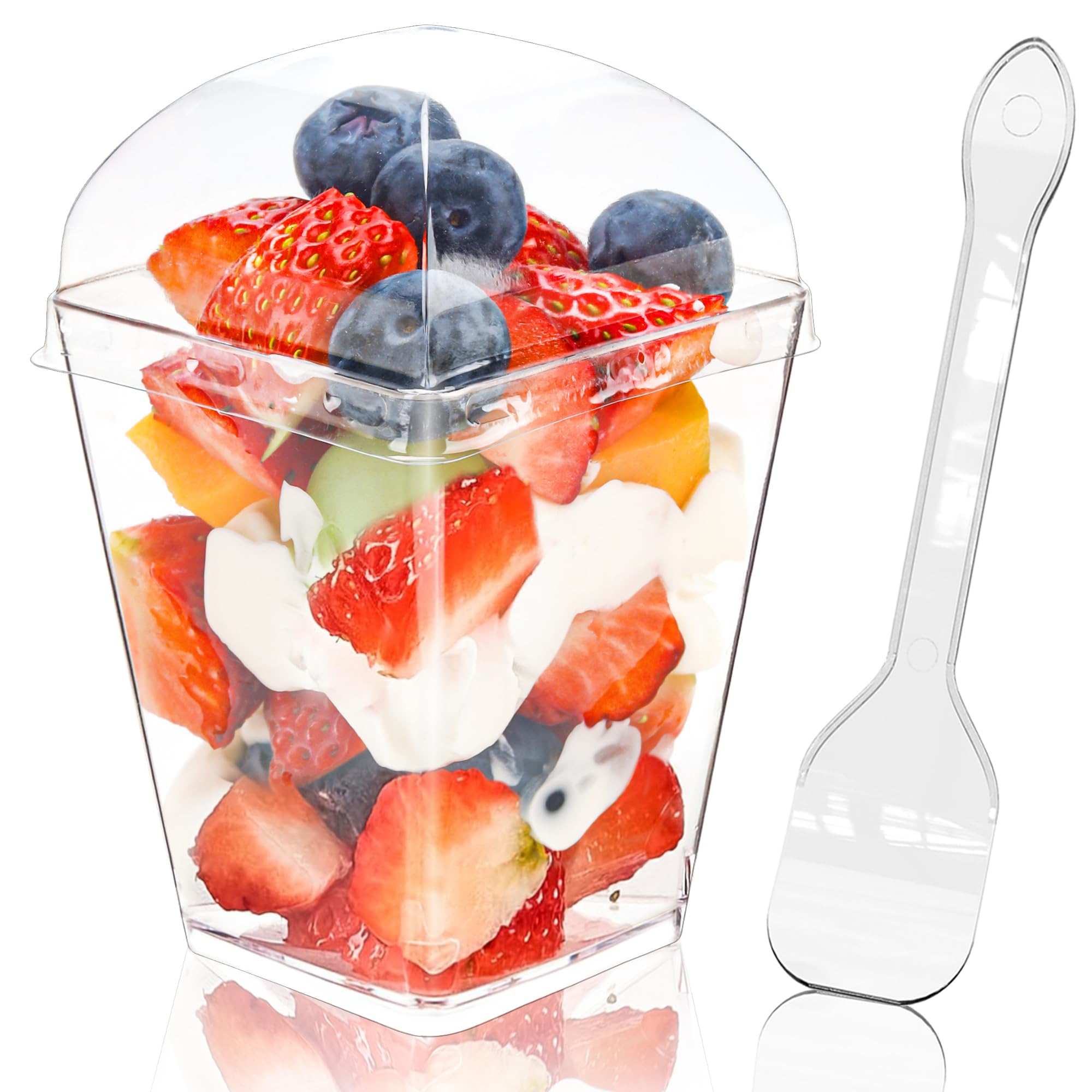 Diseño transparente YunKo realza la presentación de alimentos
