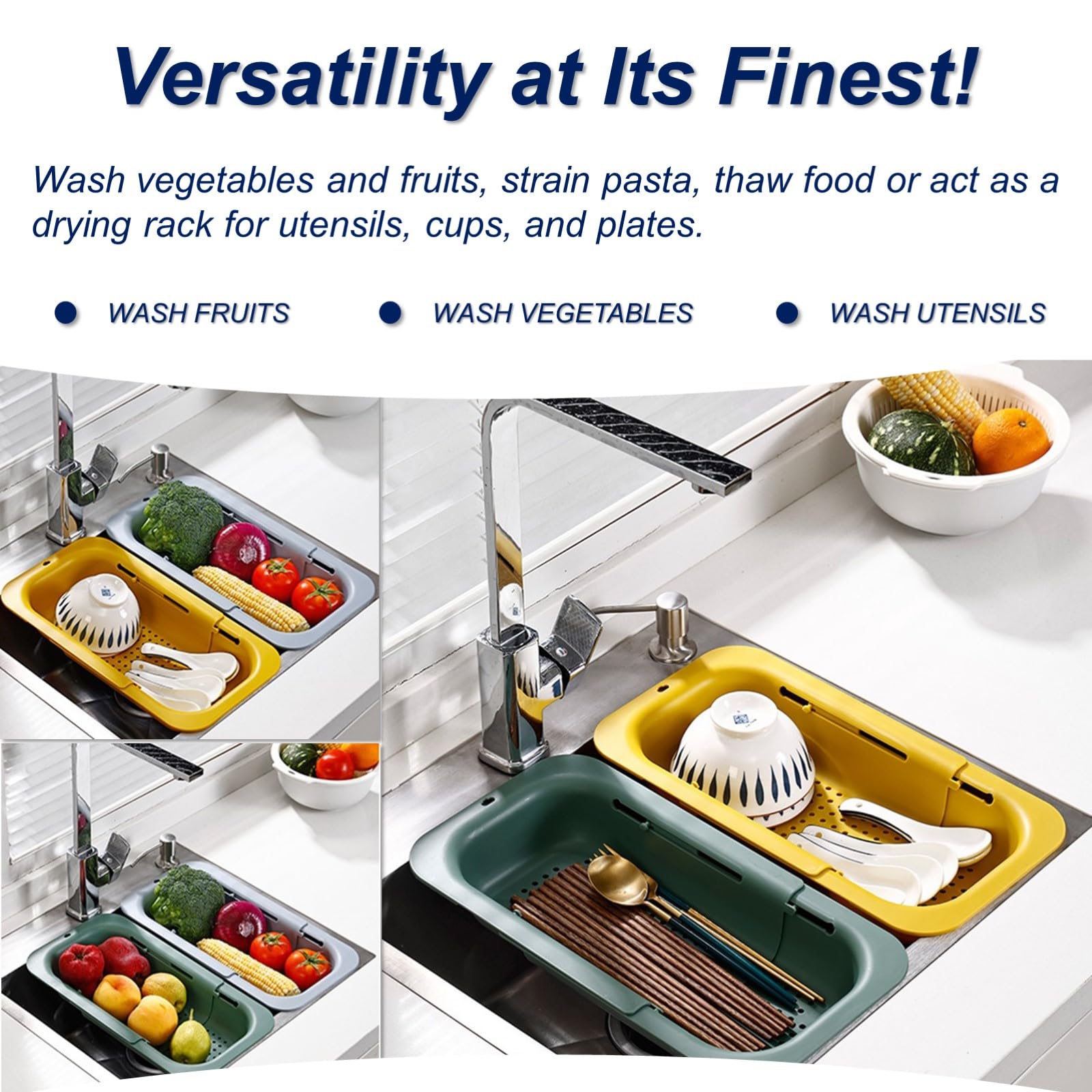 Bandeja de secado YUNKWONG para utensilios y vasos.