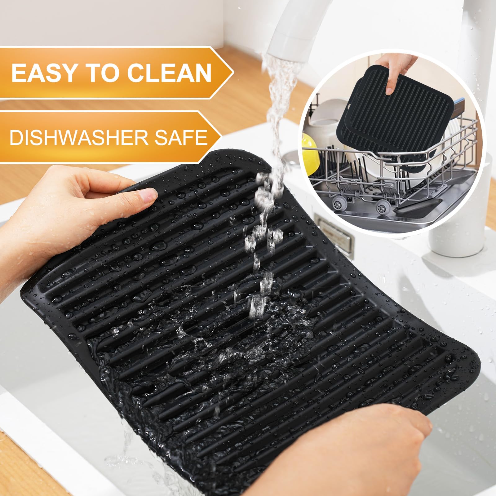 Trivets Yunlihua flexibles, fáciles de guardar en la cocina