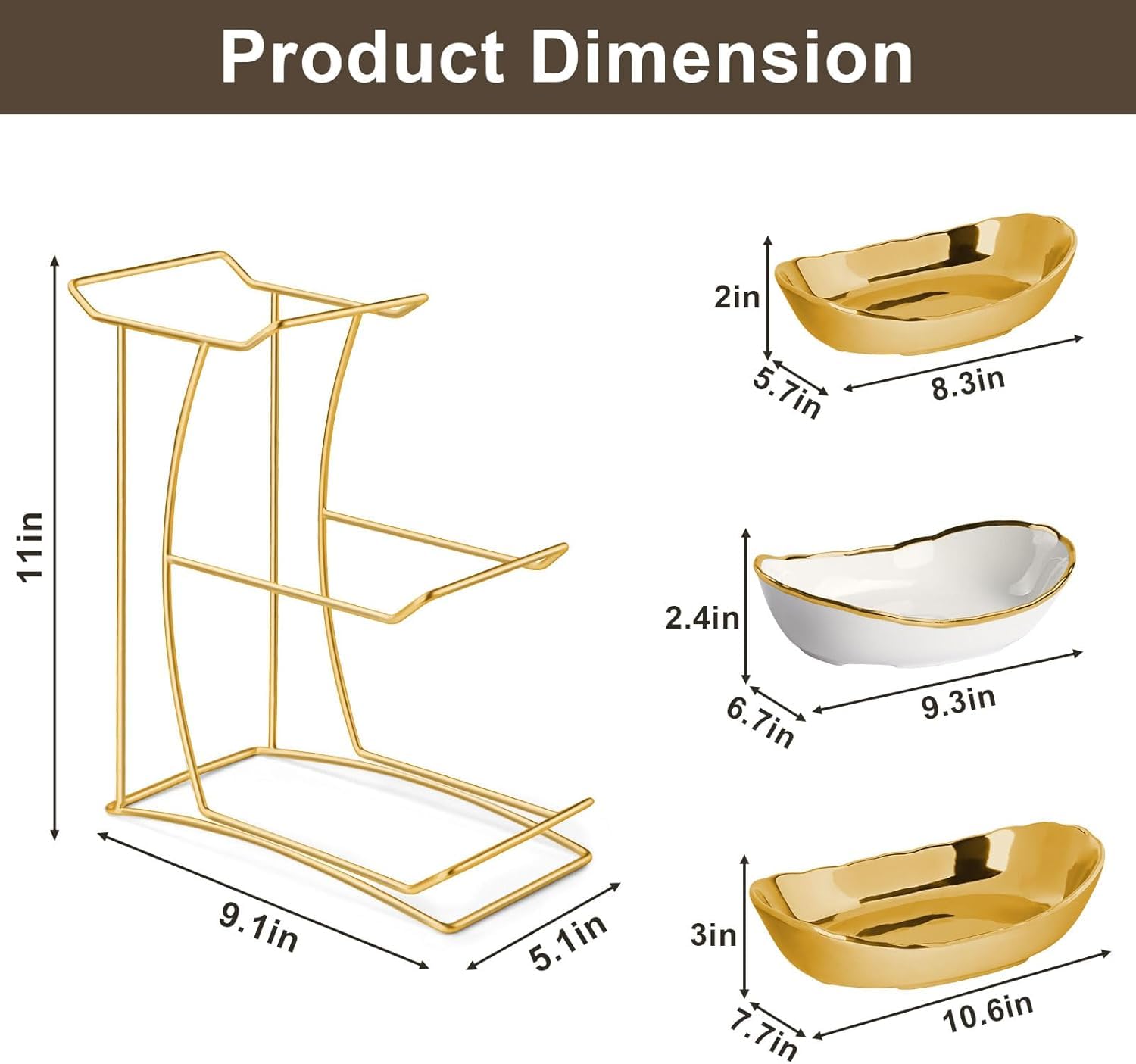 Porta-frutas desmontable de YUNLINLI facilita limpieza diaria