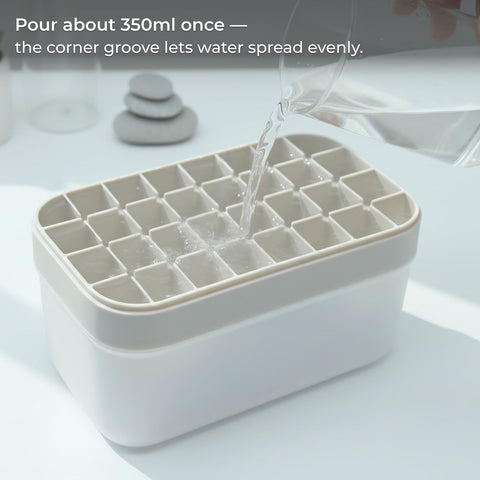 Juego Yuriya de silicona para hielo 64 cubos desmoldables