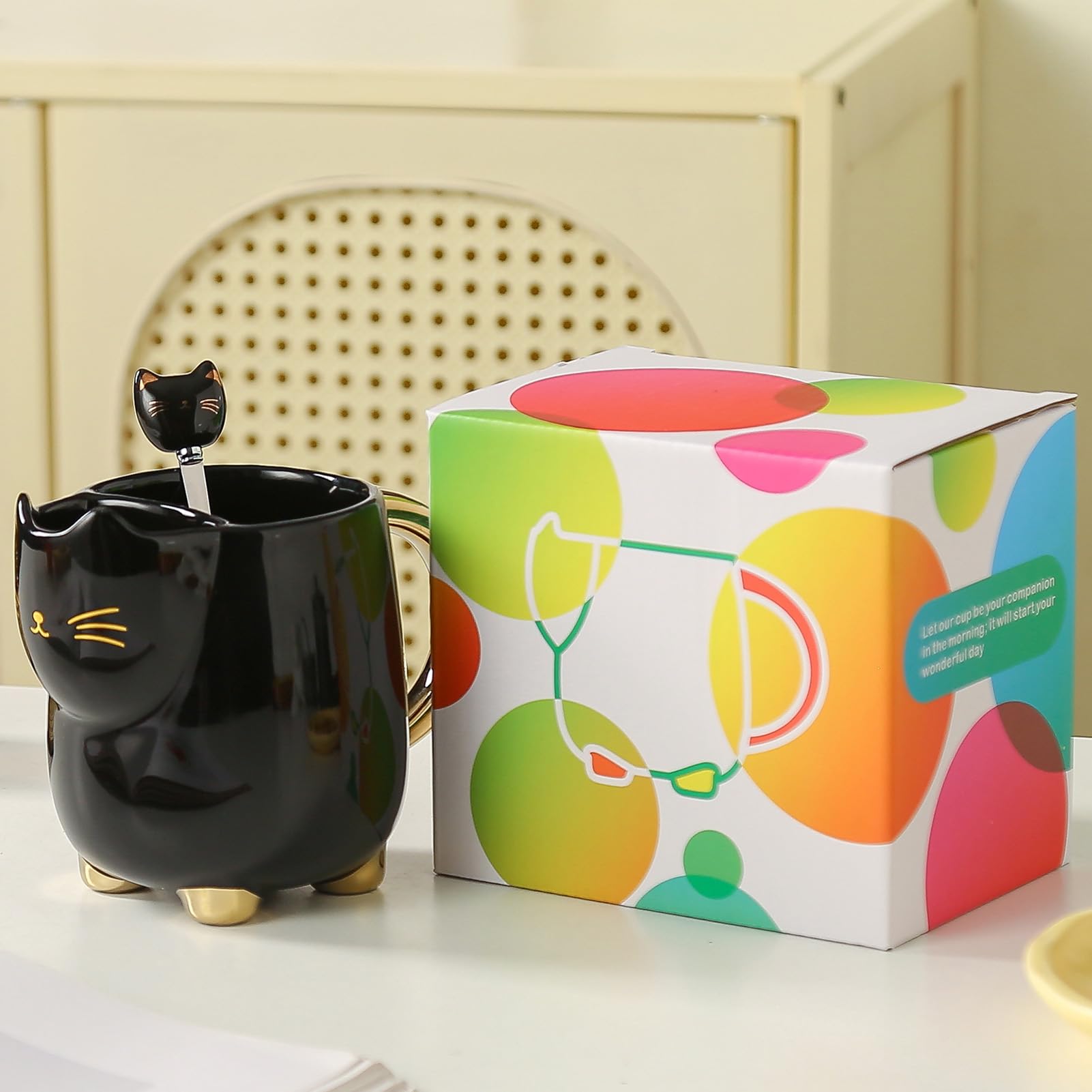 Taza Yuwu 17oz con filtro en el borde para infusiones limpias