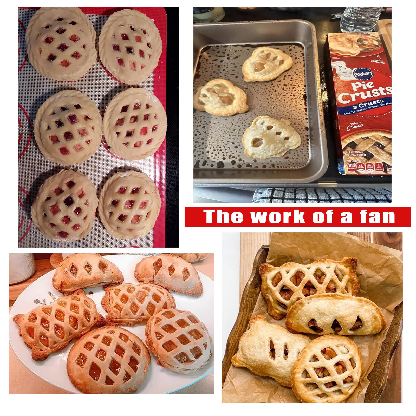 Molde YUZHANGTONG para calabaza, forma festiva para mini pasteles.