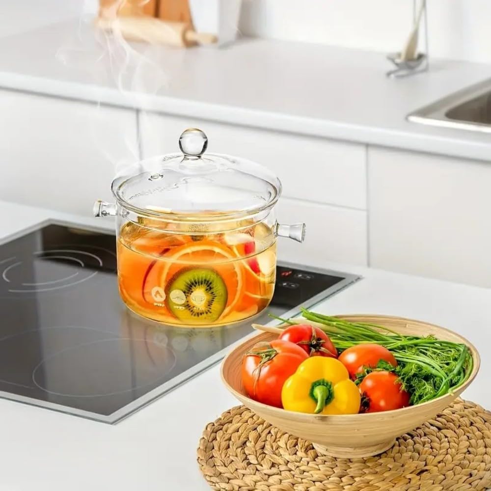 Cazo de vidrio YVSAY con diámetro de 15 cm y diseño compacto