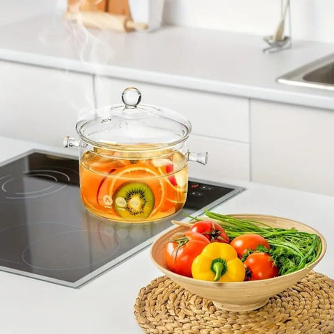 Cazo de vidrio YVSAY con diámetro de 15 cm y diseño compacto