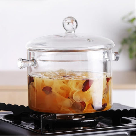 vidrio borosilicato transparente de yvsay para observar la cocción