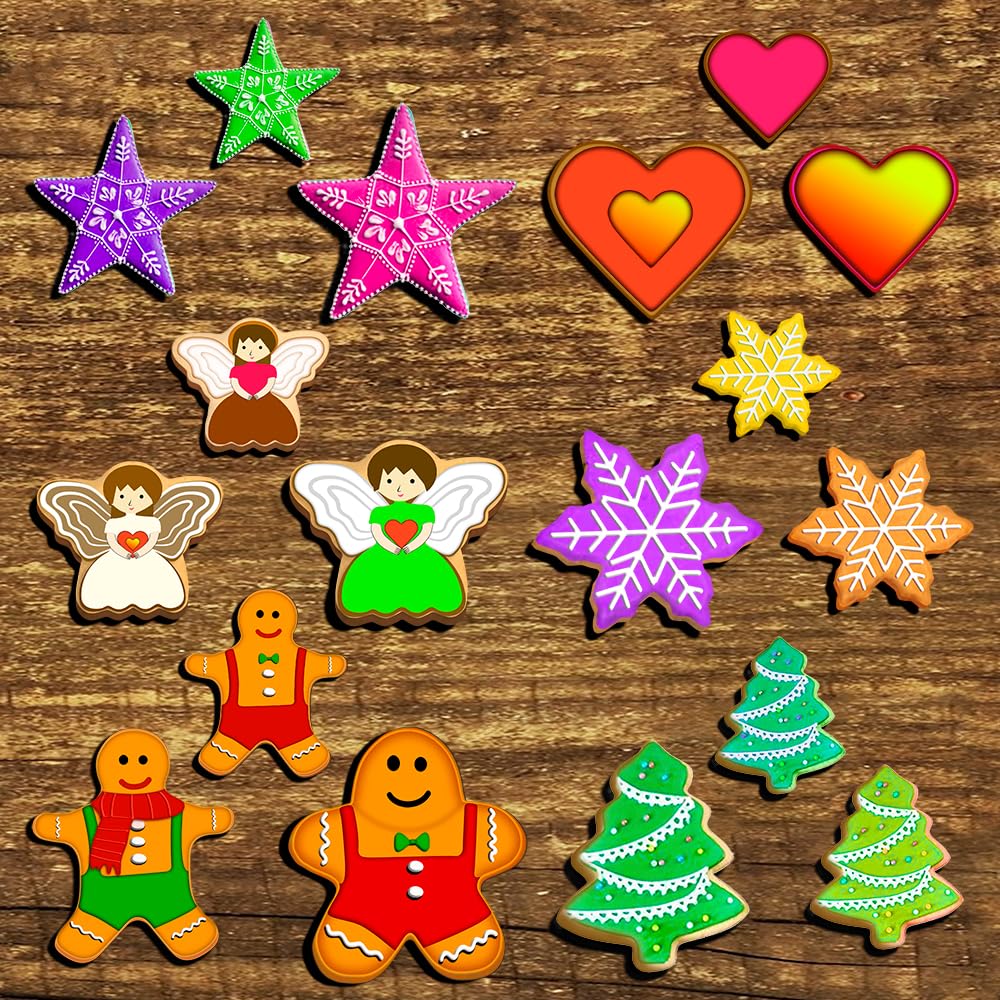 Cortadores YXCLIFE para galletas en copos de nieve, perfectos para decoraciones festivas.