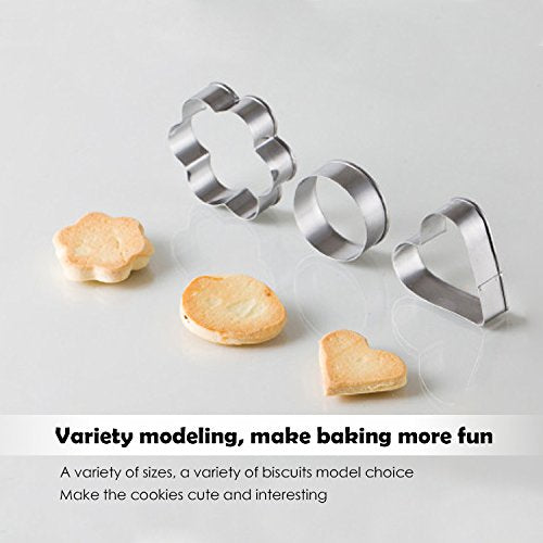 YXCLIFE cortadores mini óvalo, formas elegantes para galletas