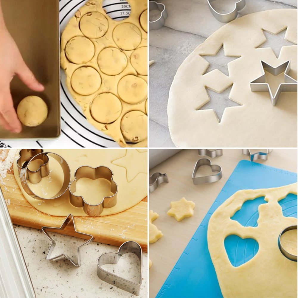 YXCLIFE cortadores mini redondo, cortes precisos para galletas y pan