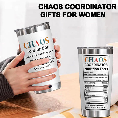 Regalo practico YXOTJHS Coordinadora del Caos para jefas y profesoras.