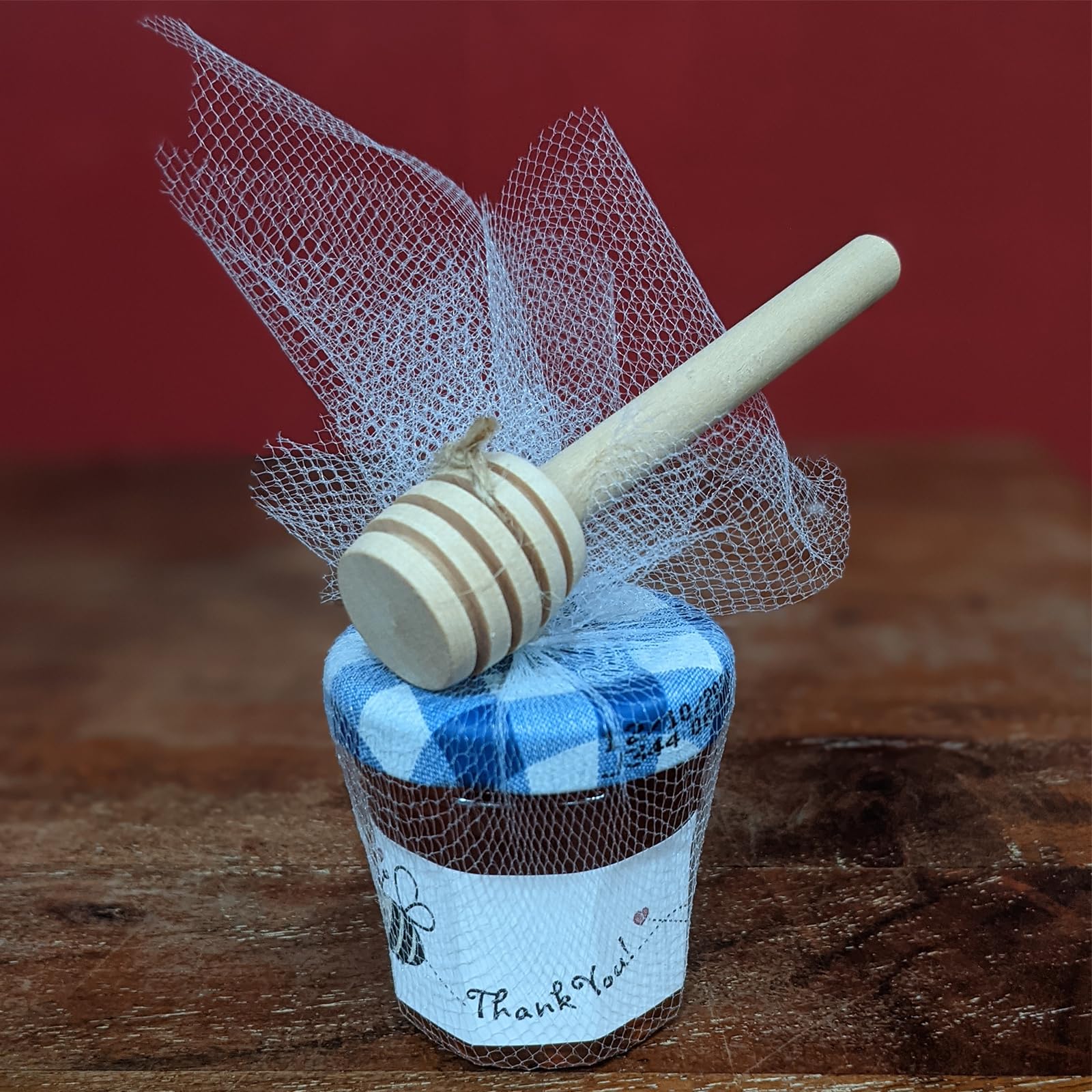 YYGMSS Paquete 50 palitos miel para regalos y bodas.