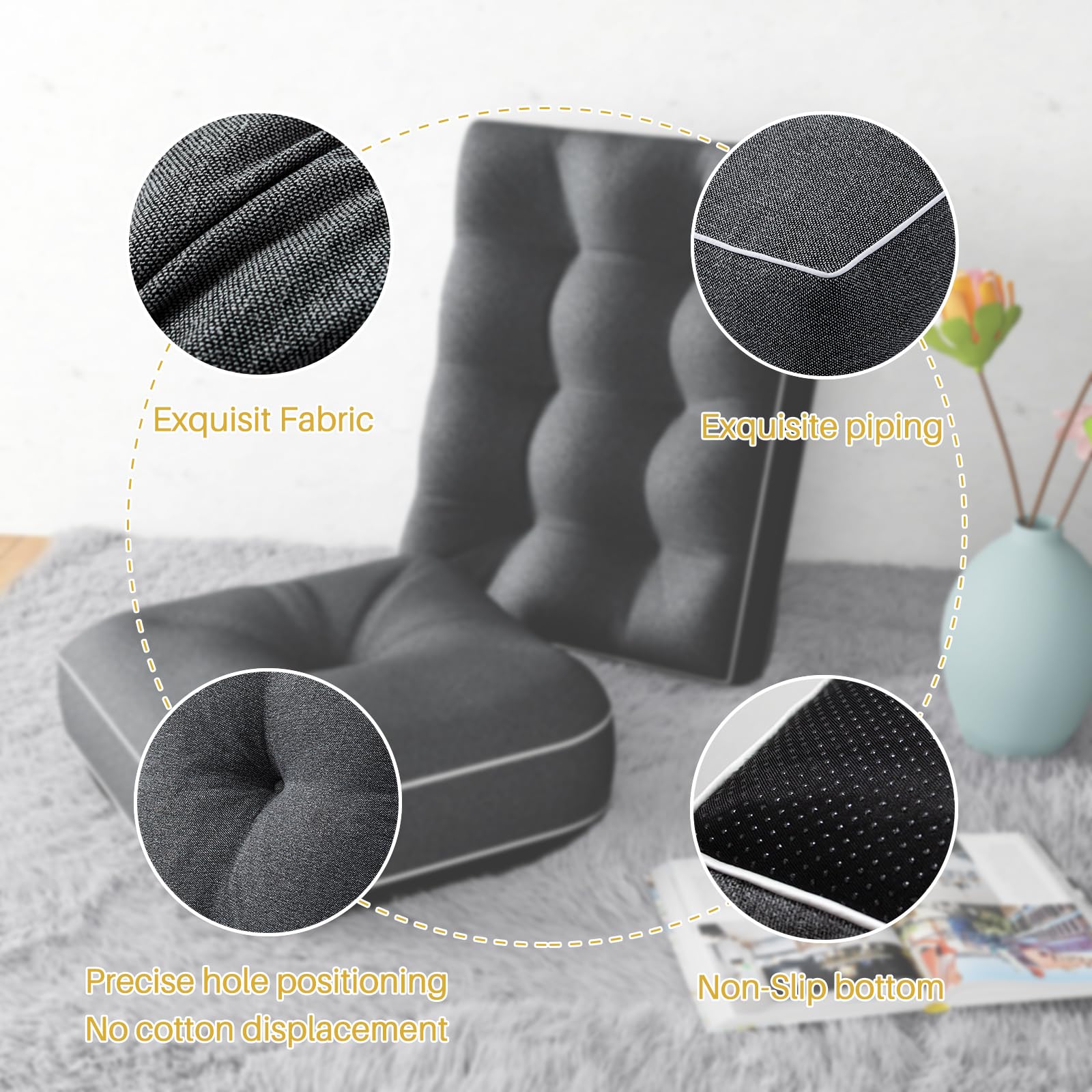 Diseño acolchado y duradero de YZ HOME para suavidad al relajarse