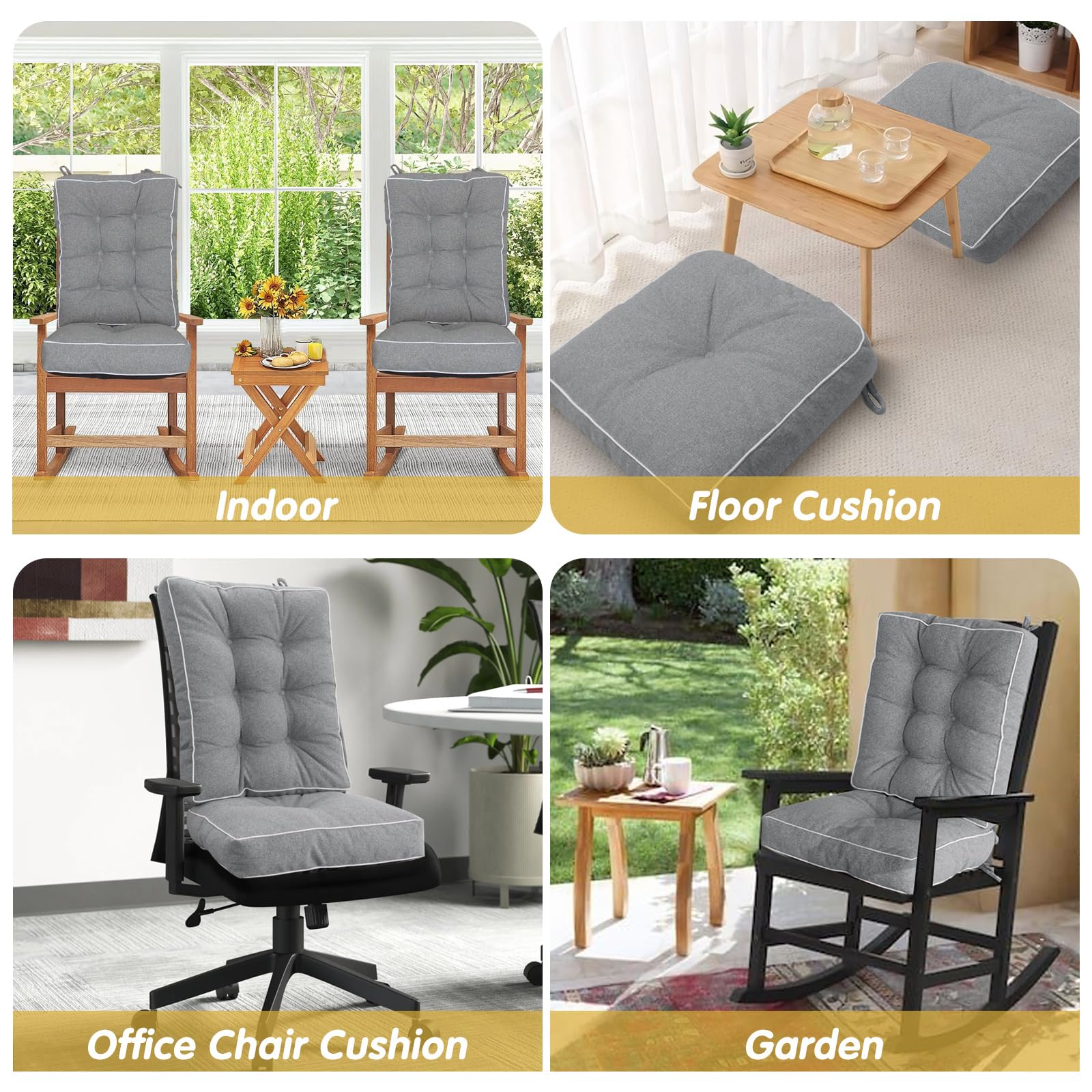 Diseño ergonómico de YZ HOME para confort prolongado.