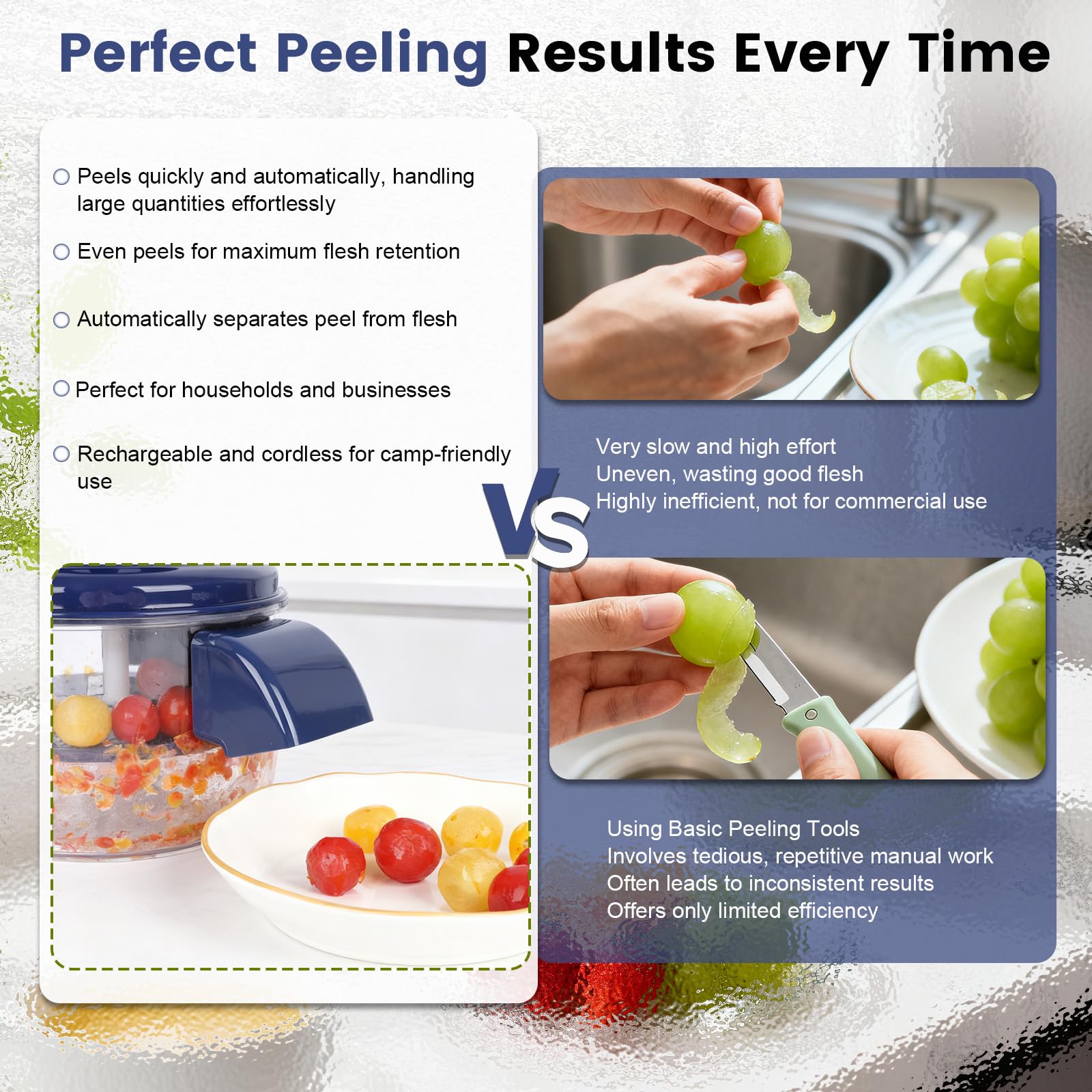 YZJSGOOD carga por USB para cocinar sin cables.