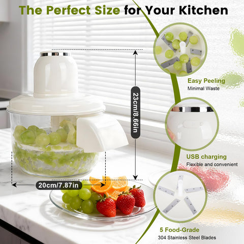 YZJSGOOD pelador de ajo eléctrico para cocinar sin esfuerzo.
