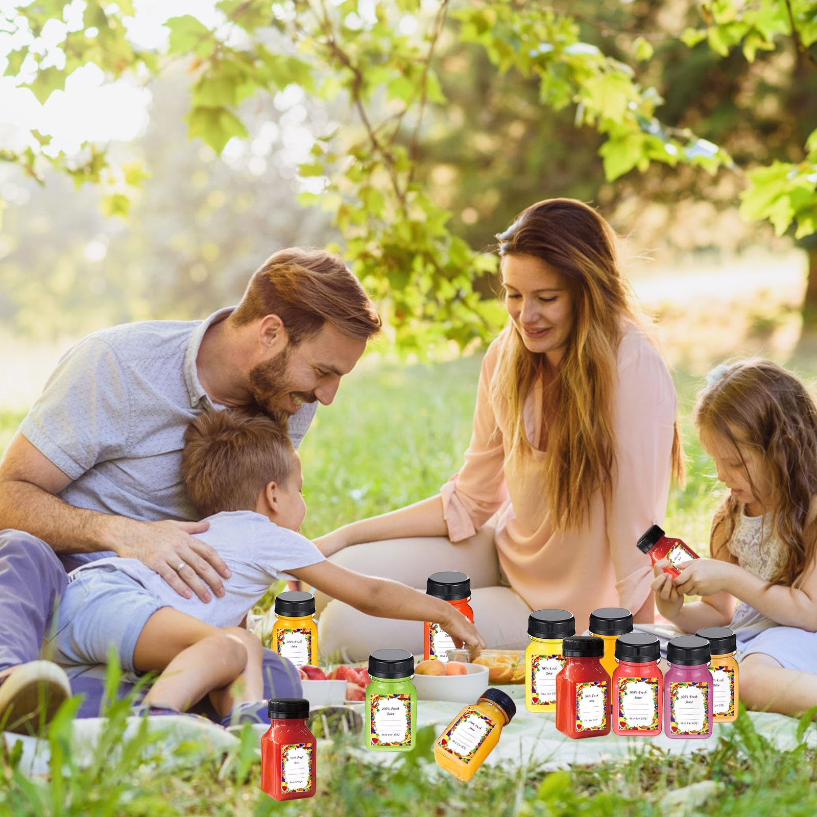 Z-synka botellas-zumo-diseño-ligero: fáciles de transportar para casa o eventos.