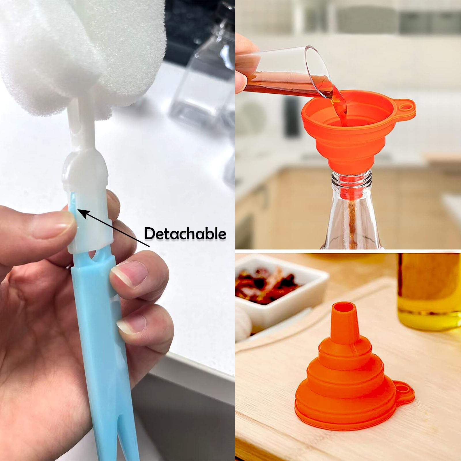 Z-synka conjunto-botellas-zumo-tapas-etiquetas: conjunto completo para hacer zumos.