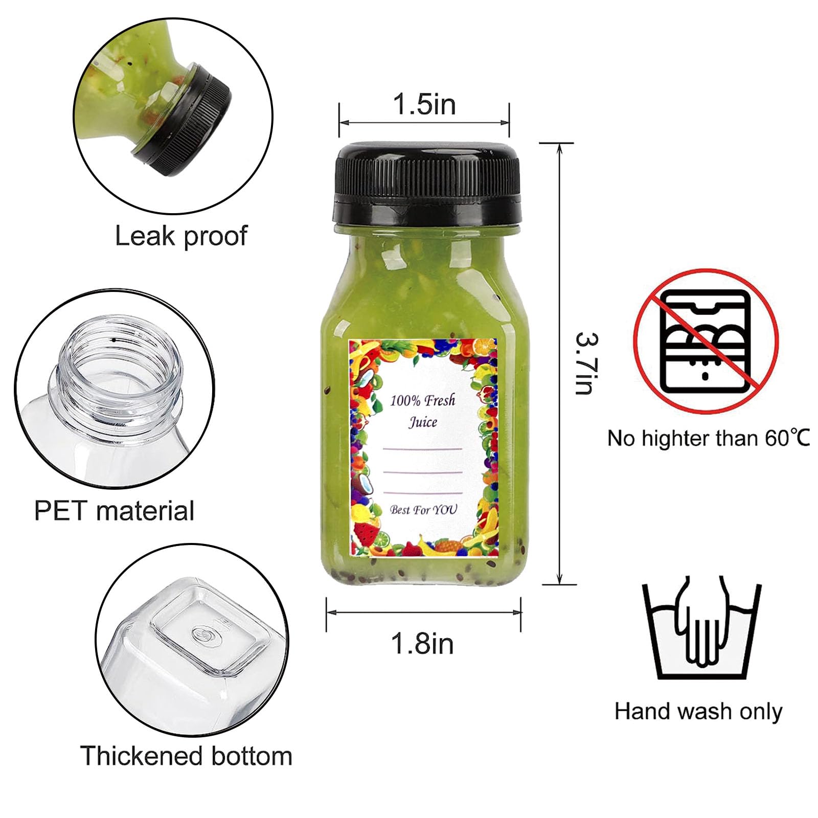 Z-synka embudo-zumo-plastico: facilita verter bebidas sin goteos.