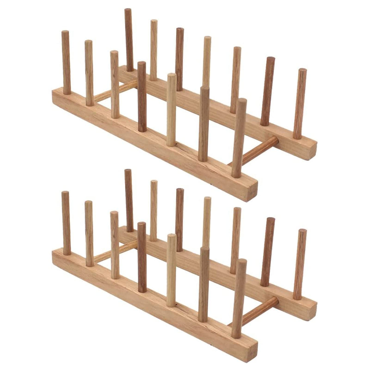 Z ZICOME estante bambu para platos facilita organizacion y acceso rapido.