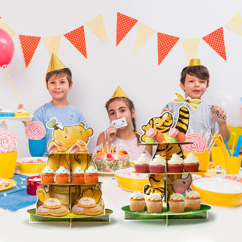 Z1juce Winnie centro de mesa llamativo, realza la decoración de la fiesta.