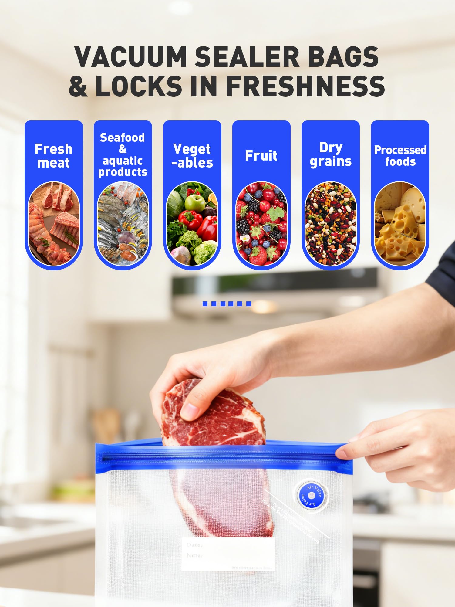 Materiales libres de BPA ZABINS, seguro para alimentos y microondas.