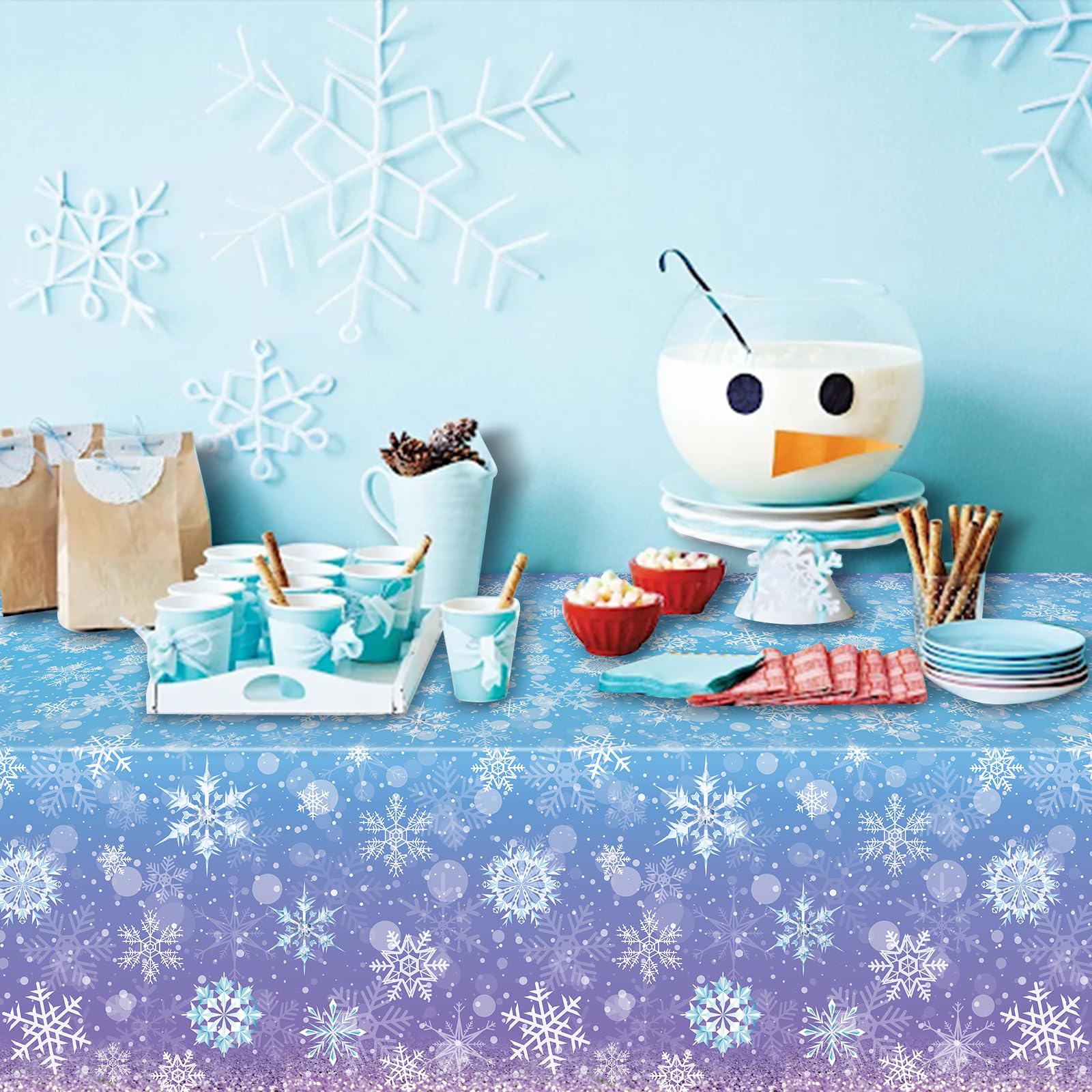 Mantel Zachely invierno, ideal para fiesta festiva