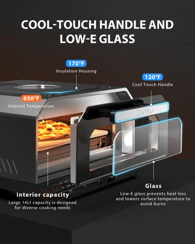 Horno Zachvo multifuncional para carne, horneados y mantener caliente.