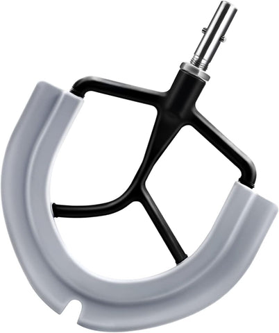 ZACME batidor de borde flexible para batidora de 8.4 qt, mejora la mezcla y el raspado de bordes.
