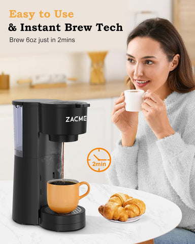 La ZACME entrega una taza en dos minutos.