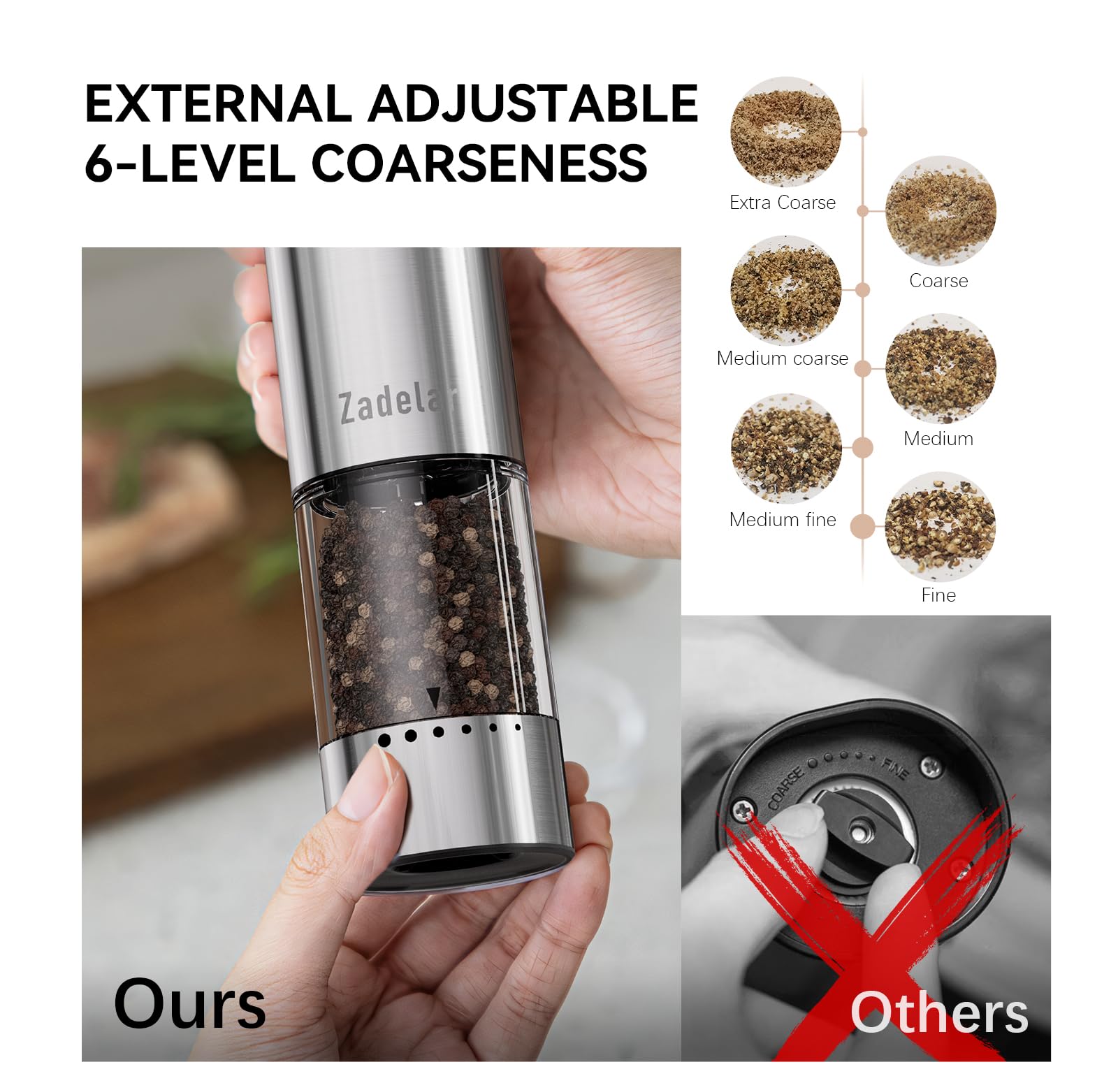 Zadelar capacidad 95ml, suficiente para varios platos.