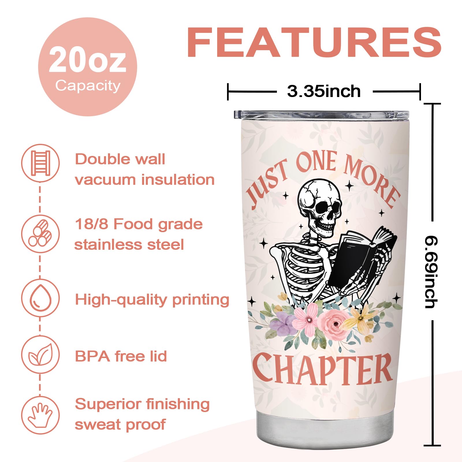 Taza ZAHUOMUG para lectura, ideal para regalar a grandes lectores.
