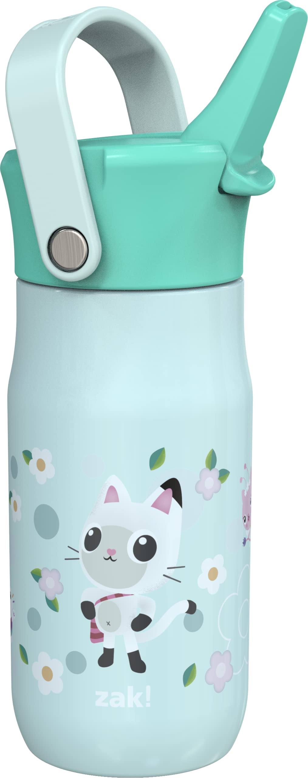 Botella Zak Designs Harmony Gabby’s Dollhouse 14 oz para uso diario y viajes