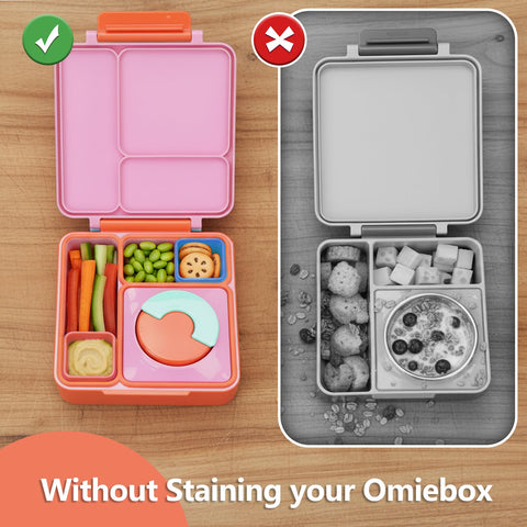 ZANHIX contenedores silicona para OmieBox y bentobox, prácticos.