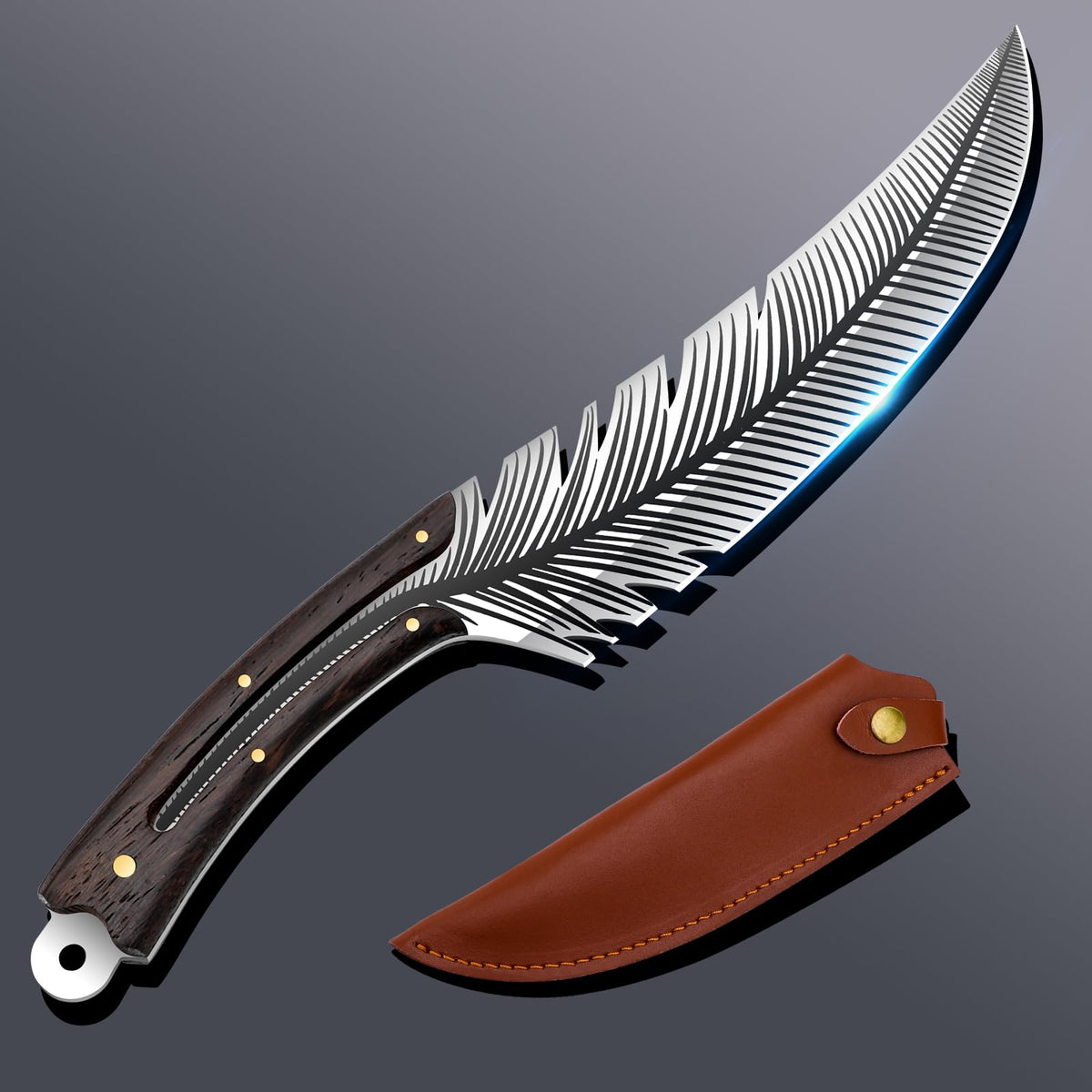 Cuchillo Zarfand hoja afilada para filetear carne