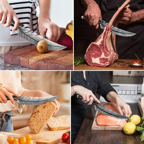 Cuchillo Zarfand uso exterior ideal para barbacoa y camping