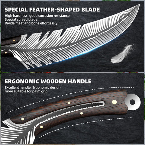 Cuchillo Zarfand vaina de cuero para transporte seguro