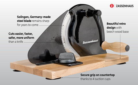 Base de madera estable con ventosas antideslizantes para seguridad.