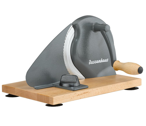Zassenhaus Original Classic, rebanadora manual para pan casero con corte preciso.