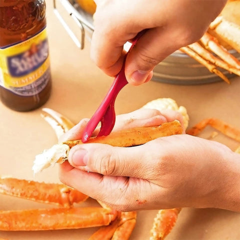 ZAUGONTW crackers rojos para mariscos, aptos para limpieza fácil.