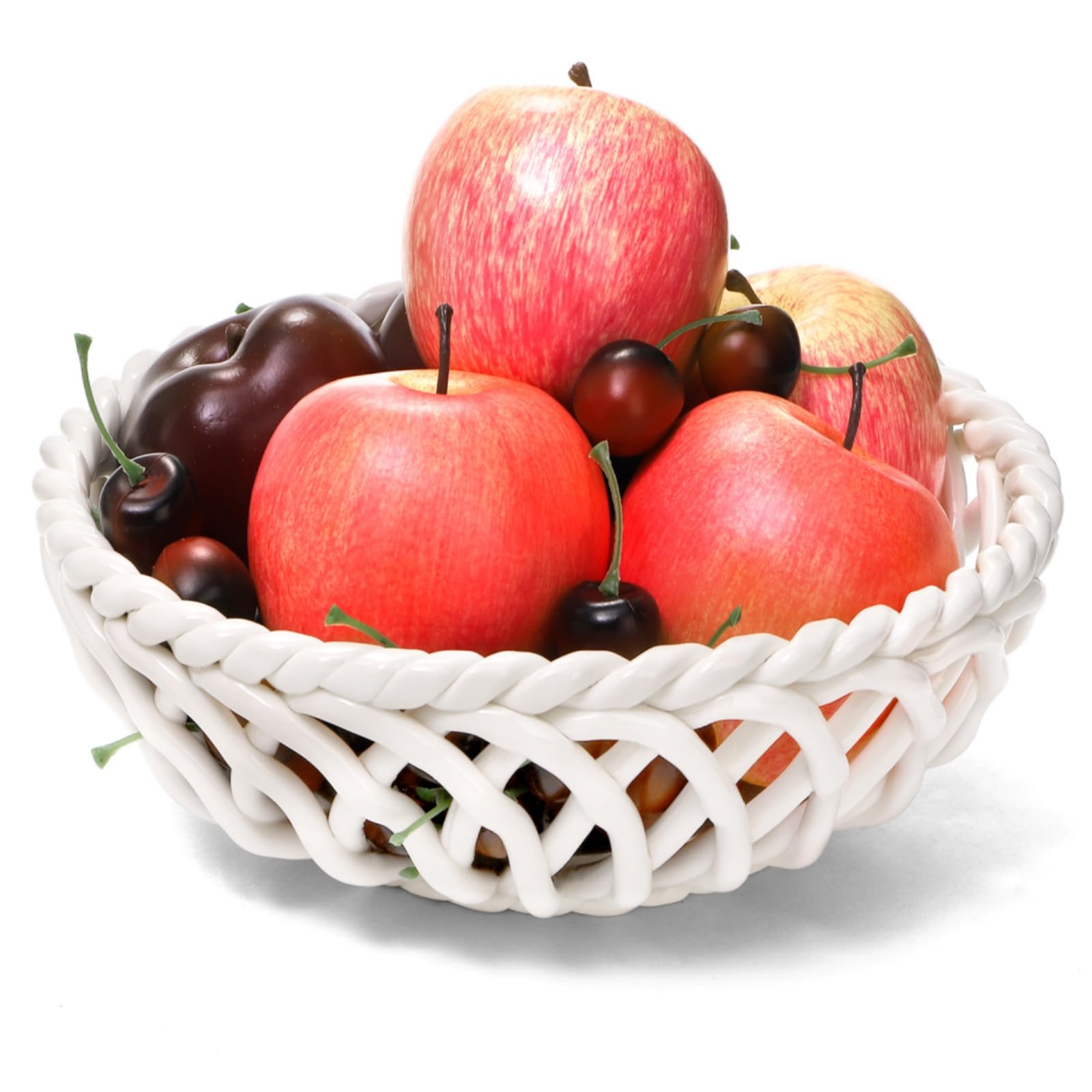 Bowl ZAVOOS de 9,7 pulgadas para frutas, base estable y duradera