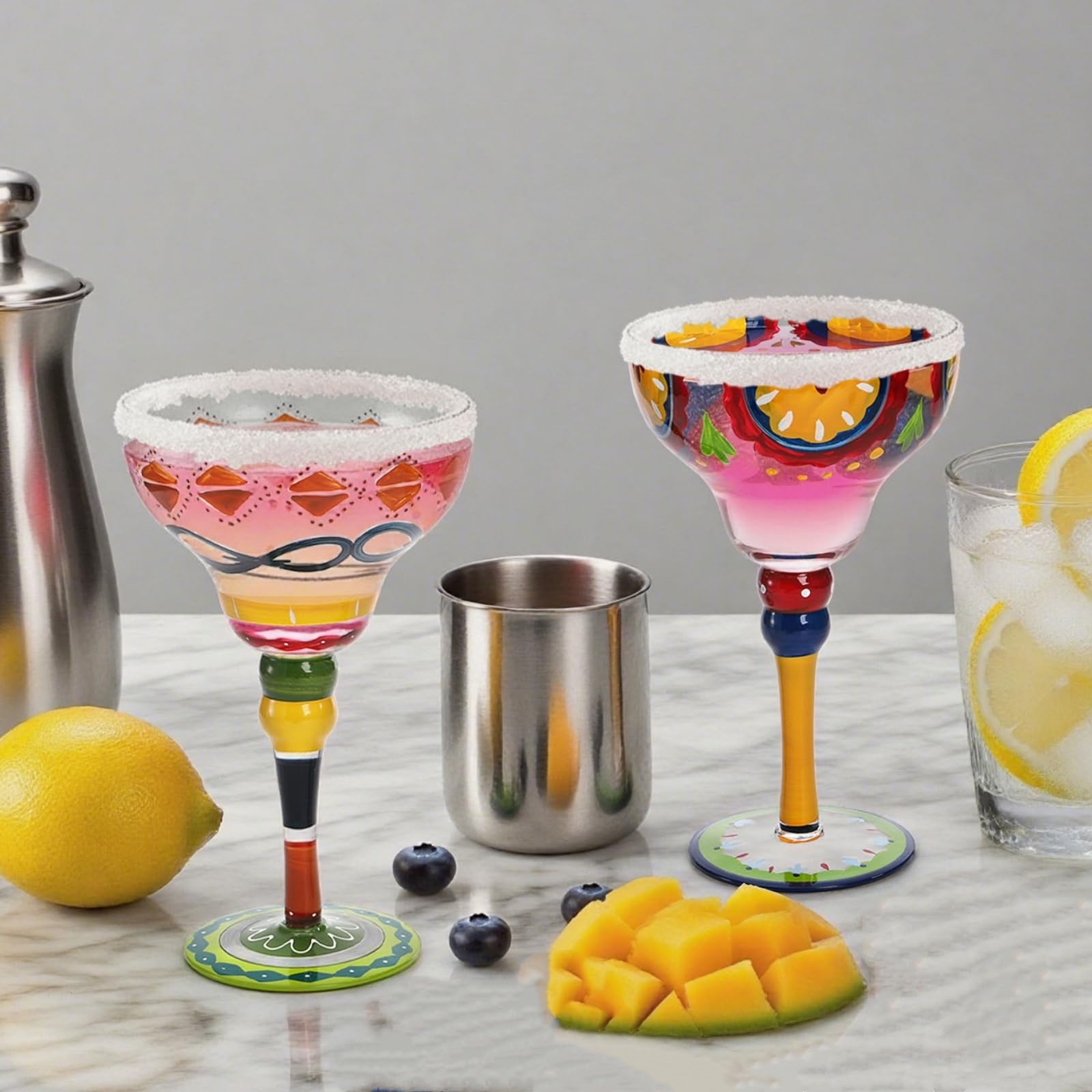 Regalo ideal ZAVOOS, juego de vasos margarita para ocasiones especiales.