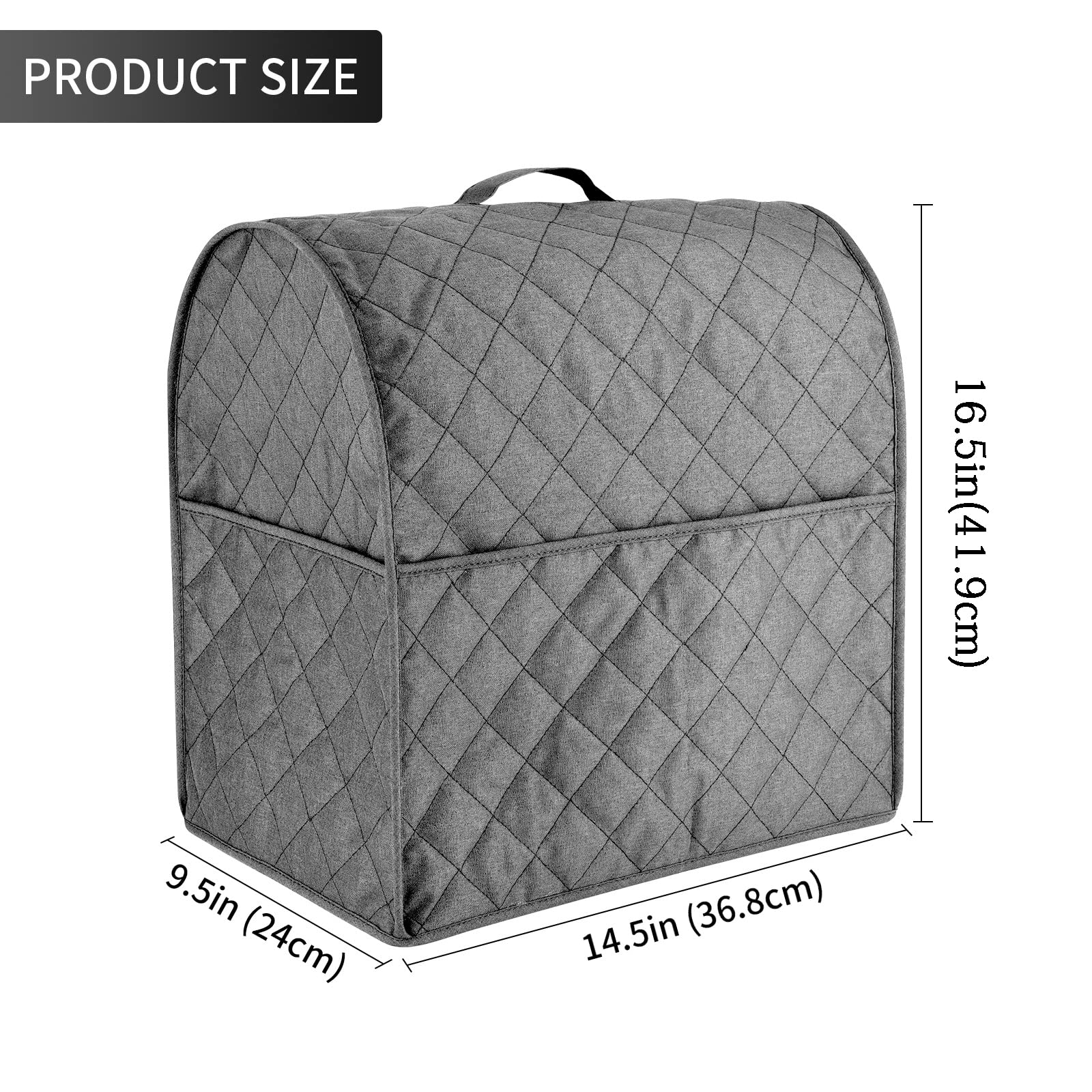 Cubierta Zbeiur para batidora lavable a máquina para limpieza fácil.