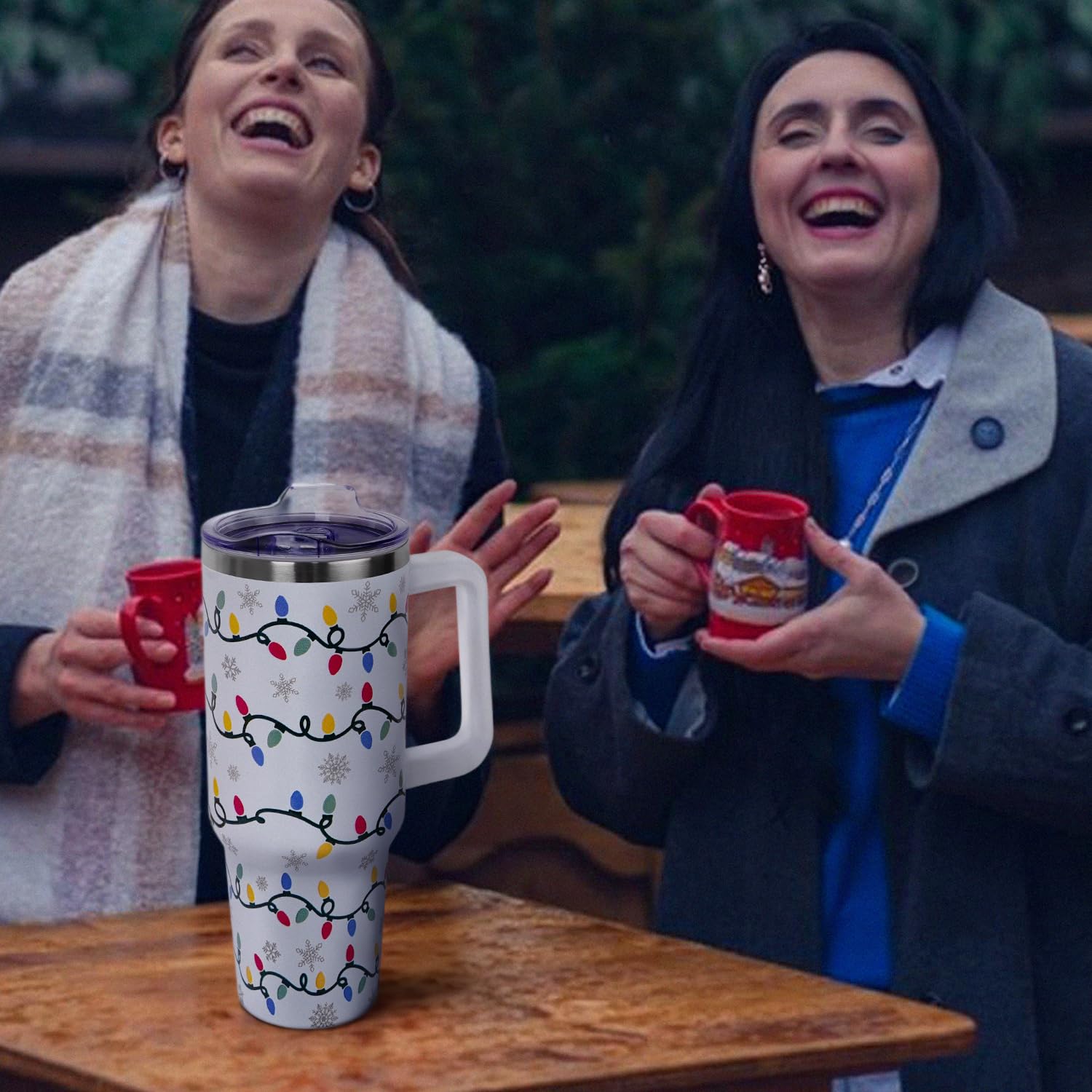 Vaso térmico Zbnisiw con aislamiento doble mantiene bebidas frías o tibias
