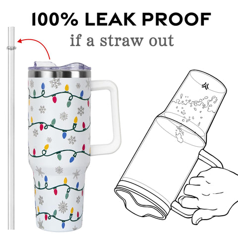 Vaso térmico Zbnisiw con asa ergonómica para agarre diario