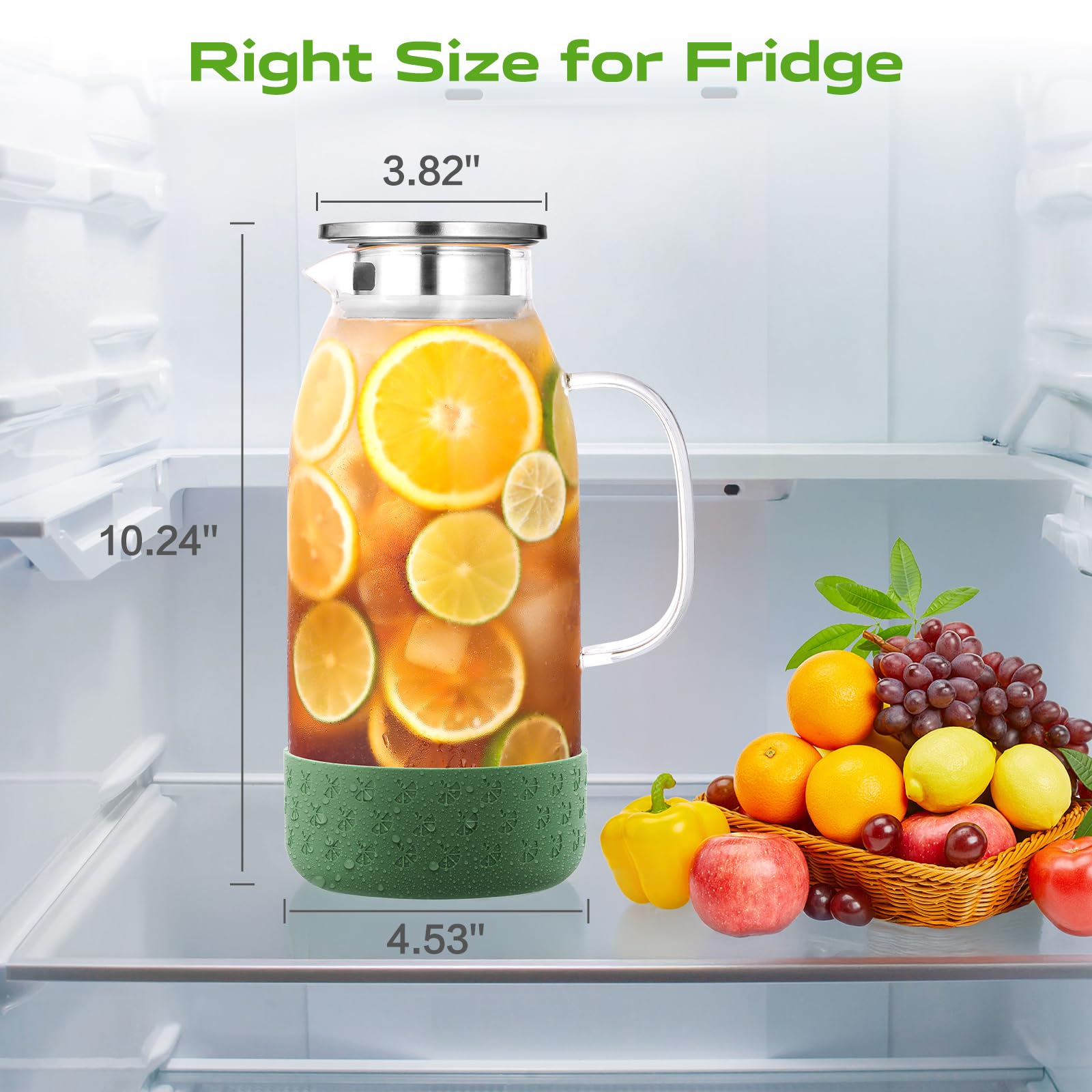 Tapa con filtro inox ZBUFAN para infusionar frutas