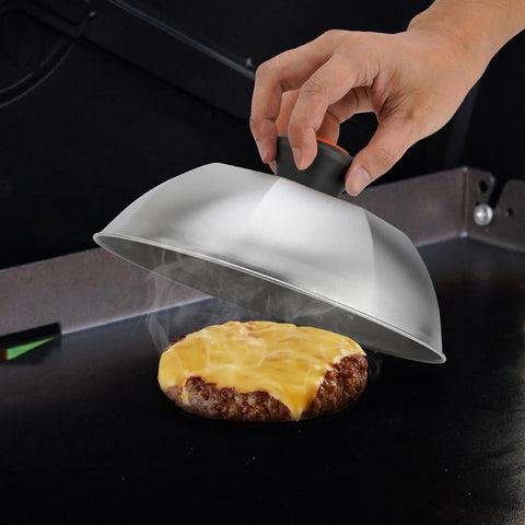 ZBXFCSH domo para hamburguesas jugosas en parrilla plana