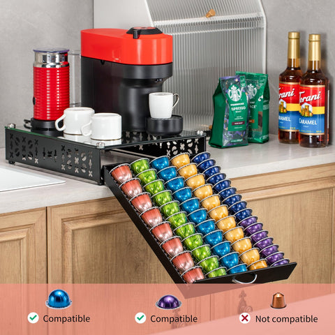 ZCDCP tapa de vidrio facilita ver las cápsulas de un vistazo.