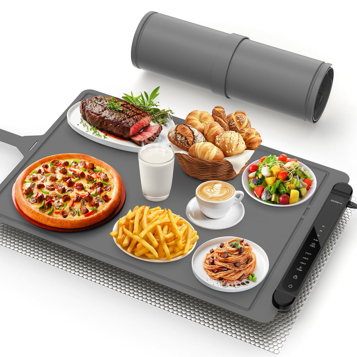 ZCJSHX alfombrilla calentadora para buffets mantiene platos a temperatura ideal durante el servicio