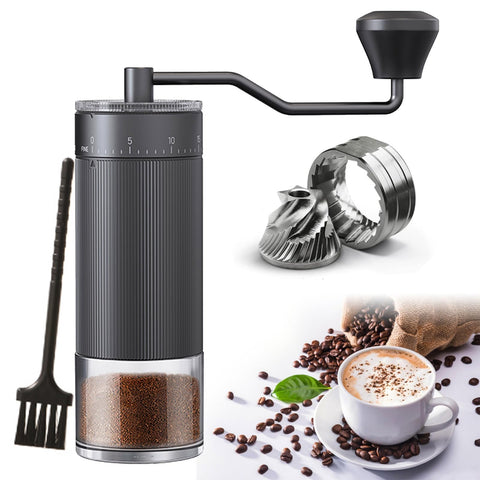 ZDFRBJG molino de cafe portátil: exterior compacto para llevar y disfrutar café recién molido en viaje
