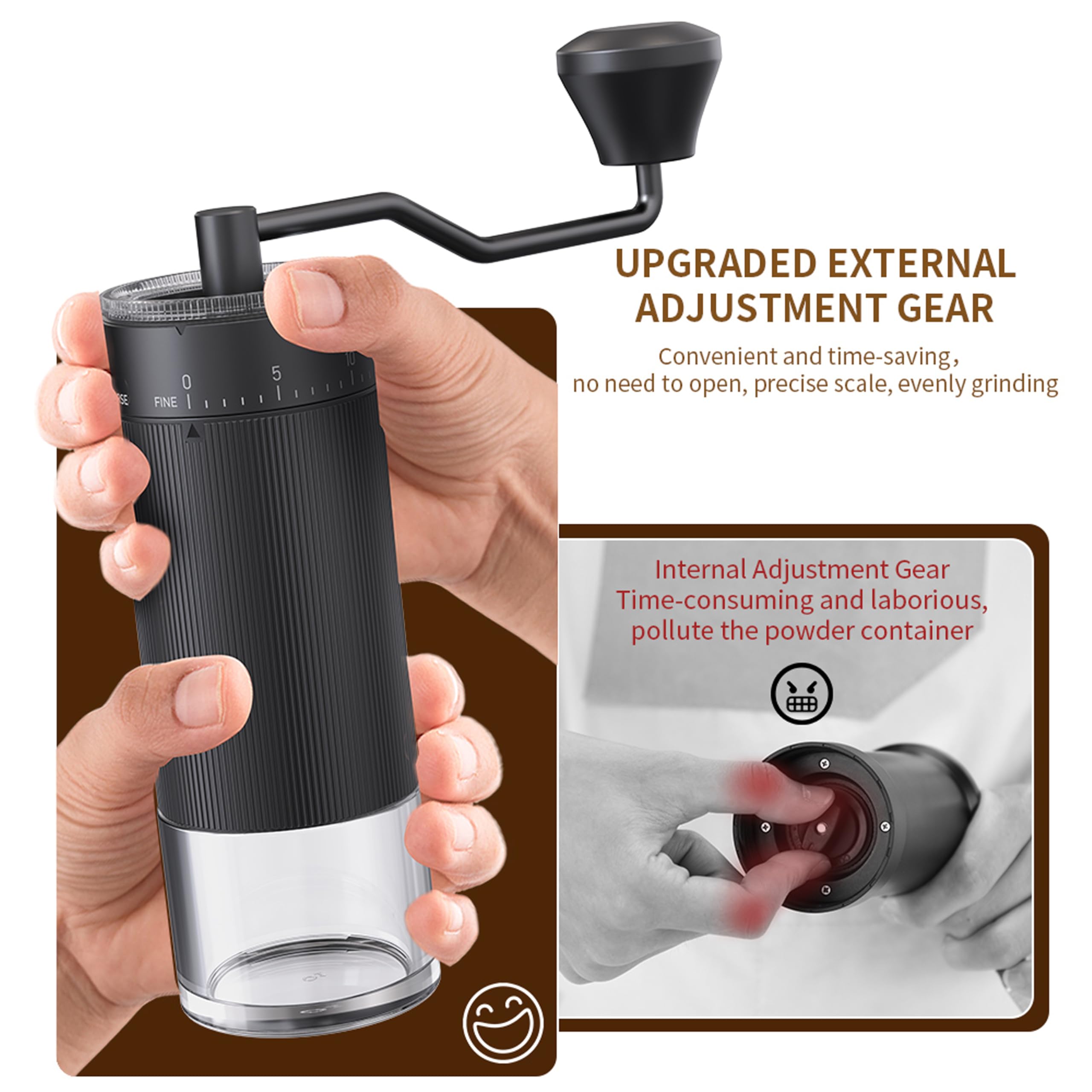ZDFRBJG molino manual ideal como regalo para amantes del buen café